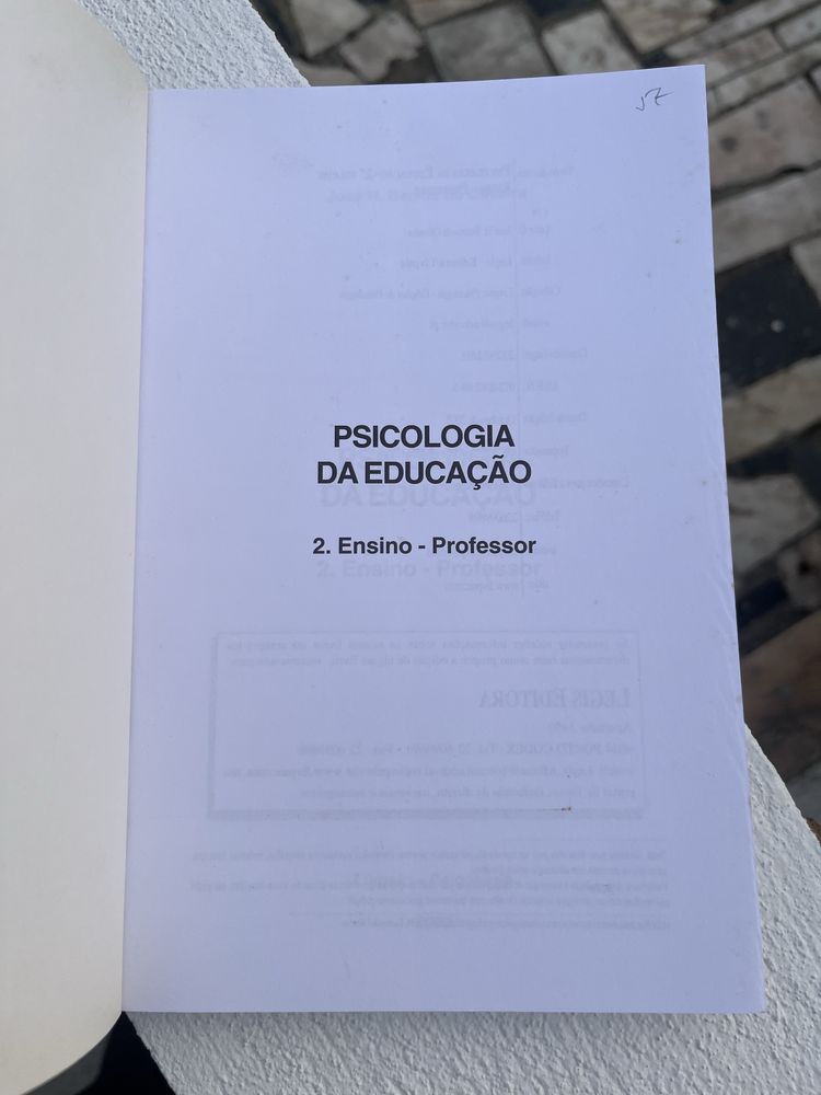 Psicologia da Educação, 2, José H. Barros de Oliveira