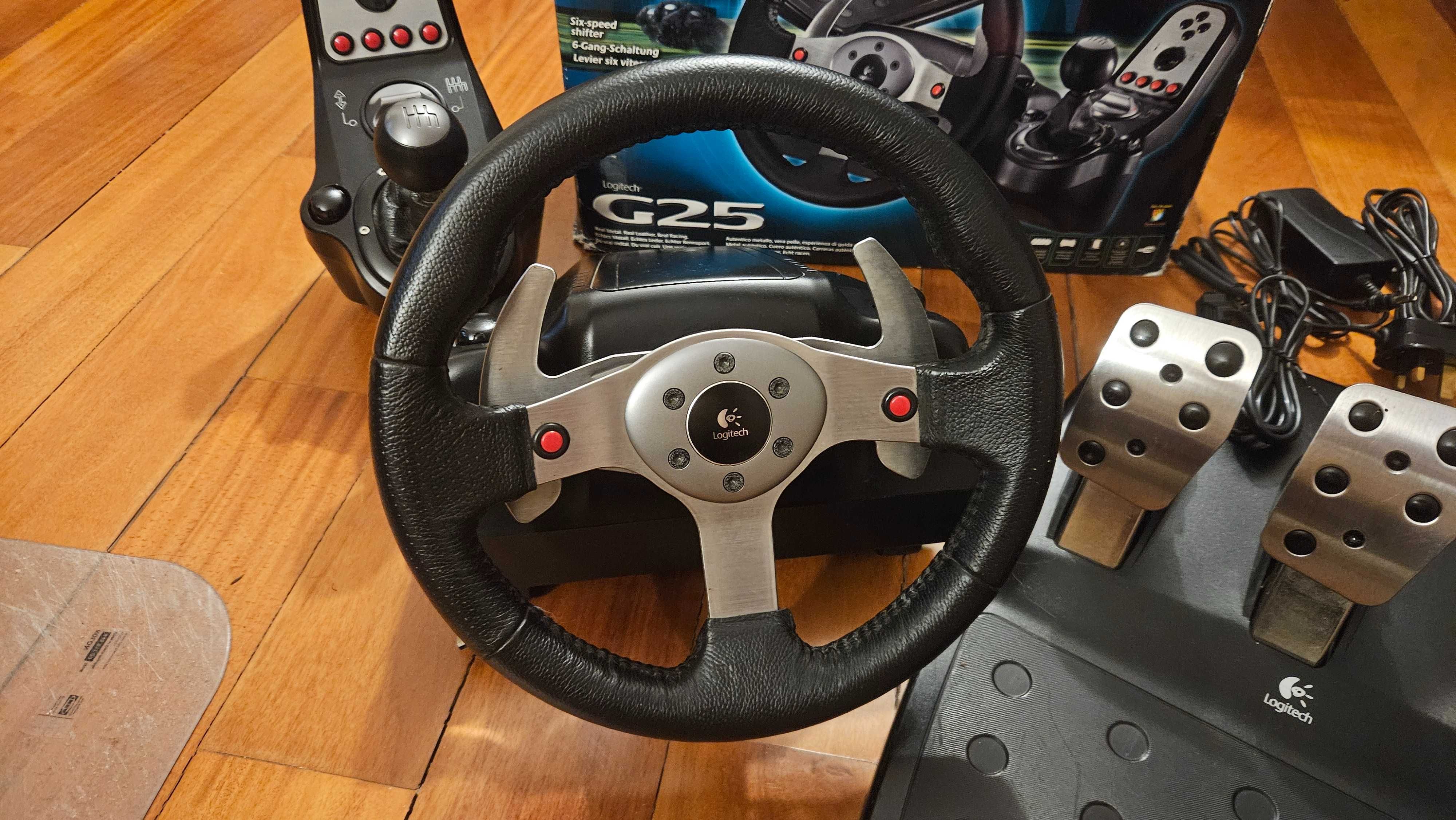 Logitech G25 usado, 100% funcional