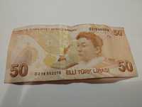 50 турецких лир за 100 грн