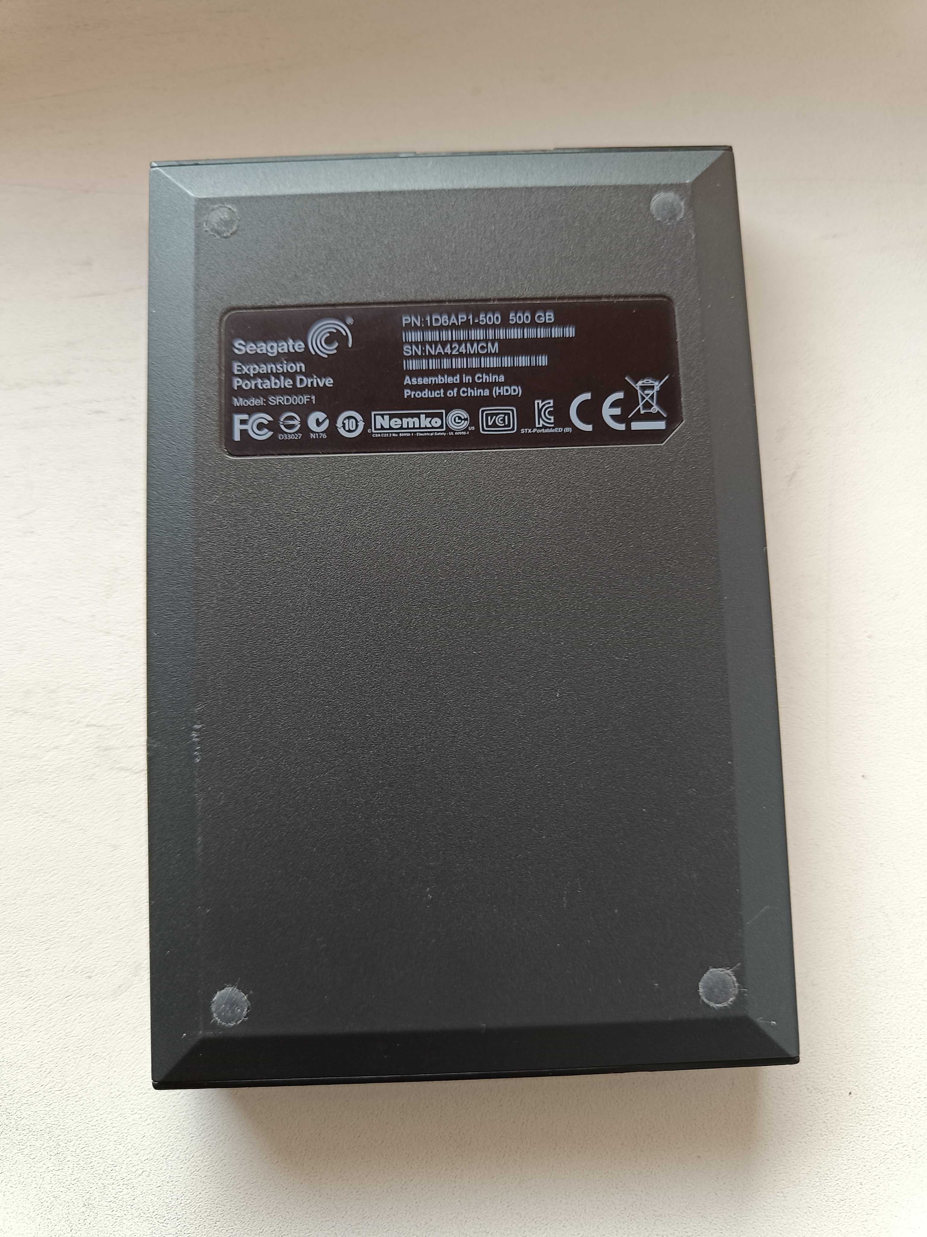Dysk twardy 2,5 cala usb przenośny Seagate 500 GB