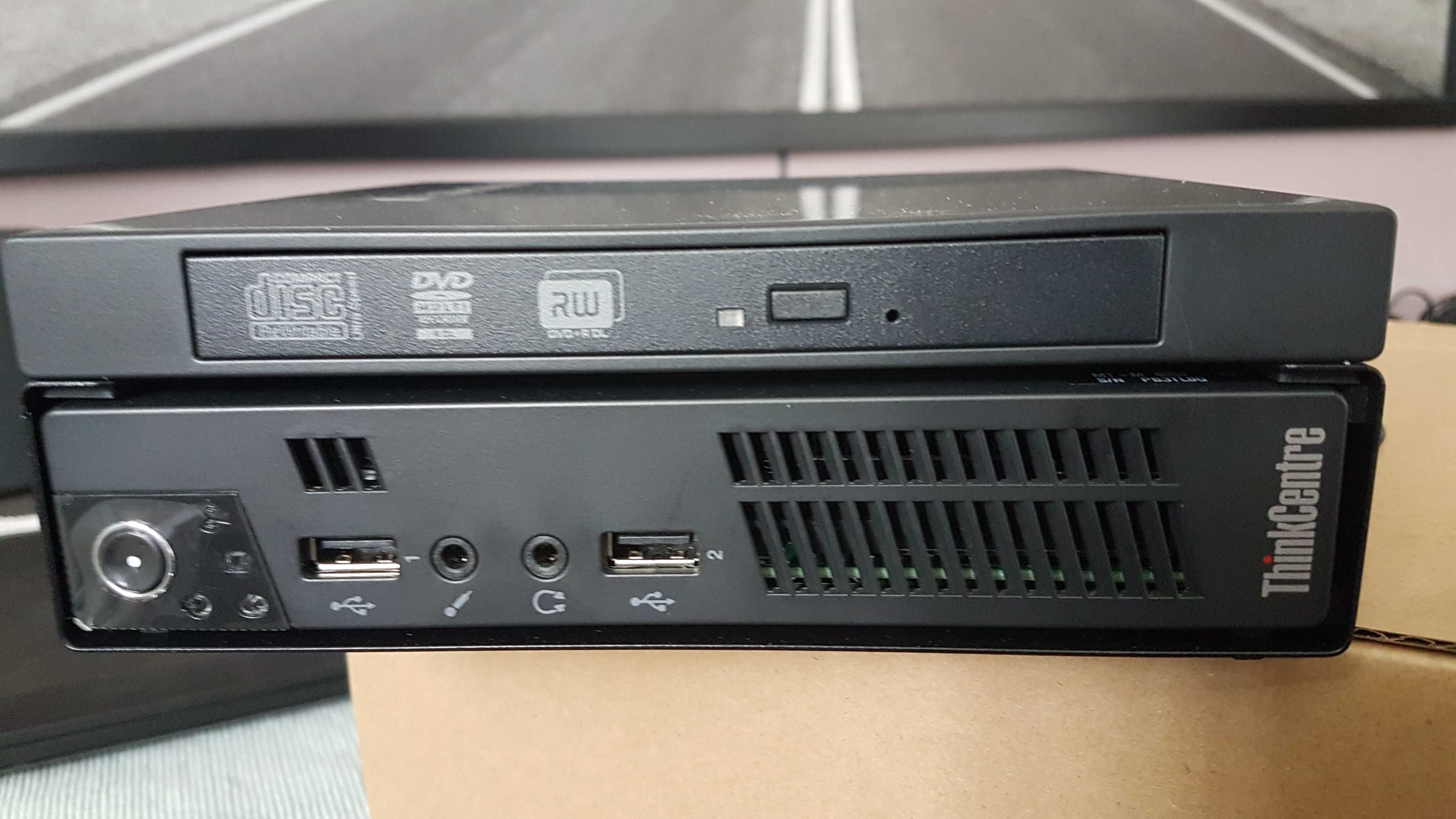 Komputer Lenovo ThinkCentre M72e Tiny PC komplet z klawiaturą i myszką