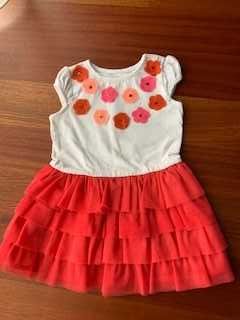 Sukienka z falbankami, Mothercare, 6-9 miesiecy,