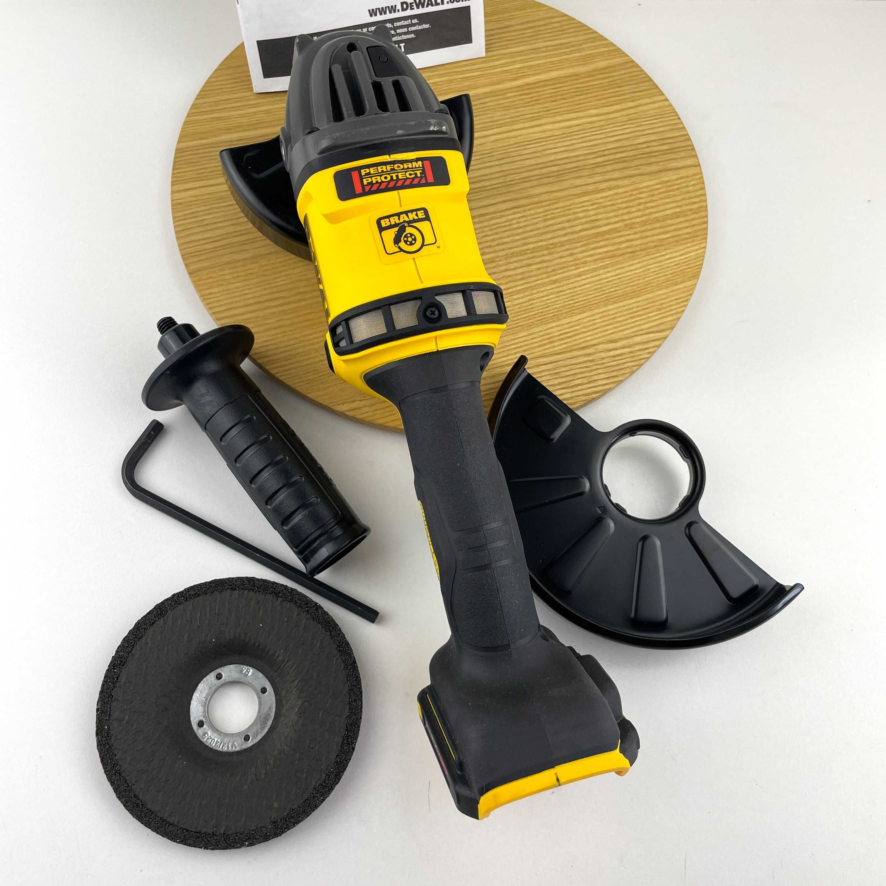 Безщіткова болгарка 115-150 мм DEWALT DCG418B FLEXVOLT 54/60V