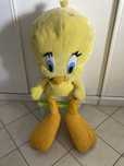 Tweety peluche com altura de 1,15 metros