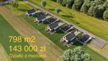 Działka budowlana 798 m2 za 120 tys. zł OKAZJA!
