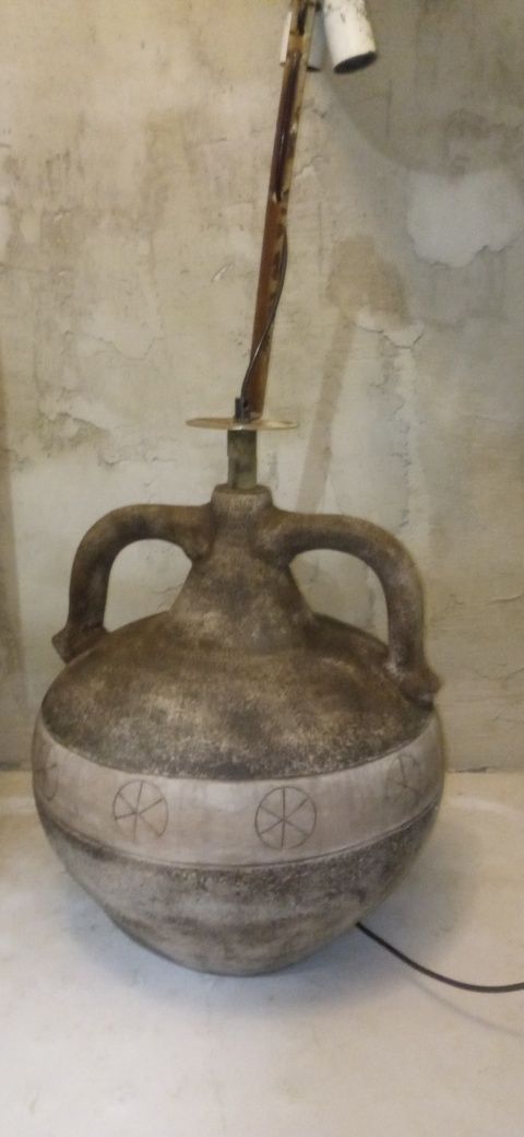 Stara orginalna lampa kamienna dosyć ciężka około 20 kg