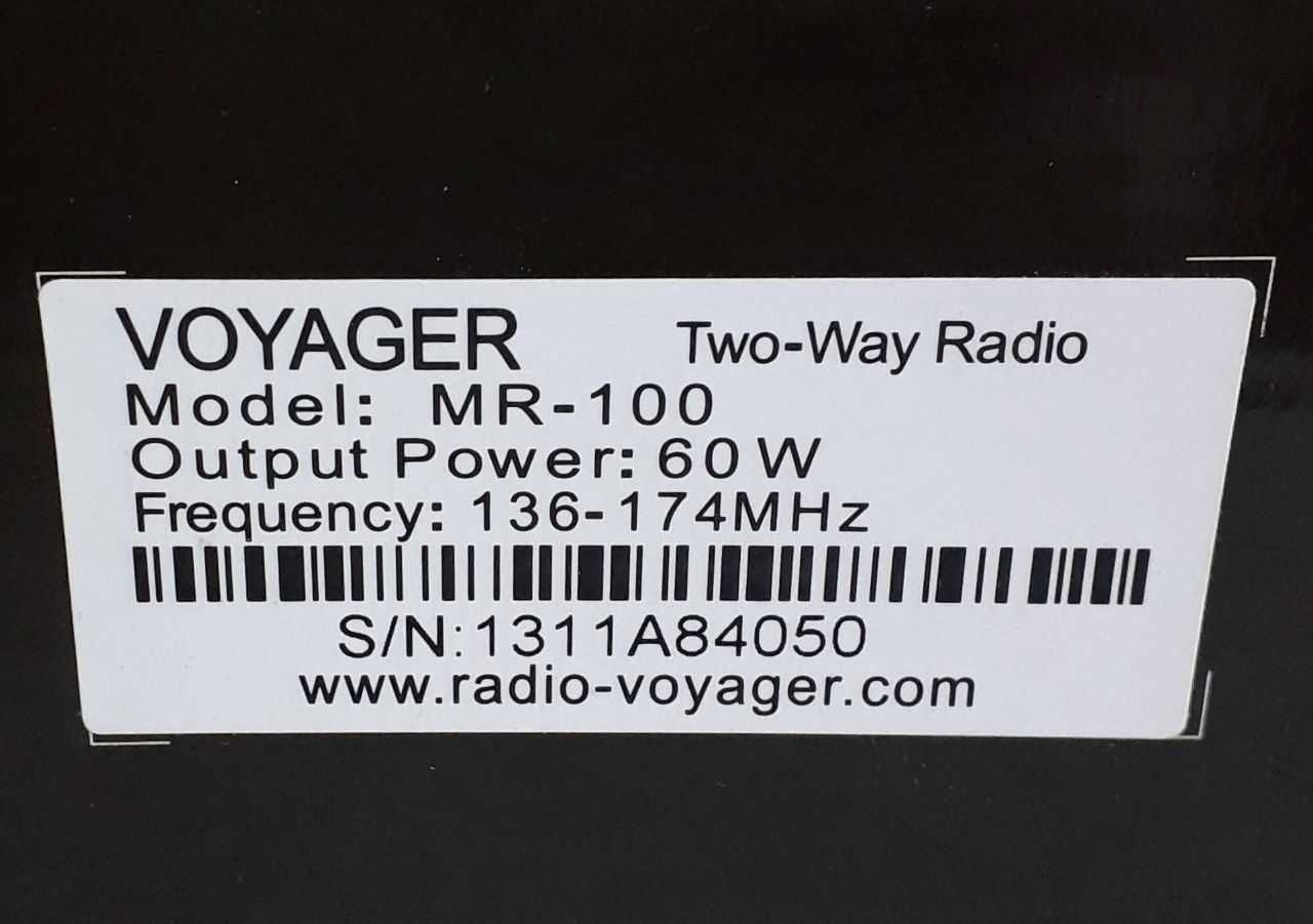 Автомобильная радиостанция, рация Voyager MR-100, 136-174 МГц, 60 вт.