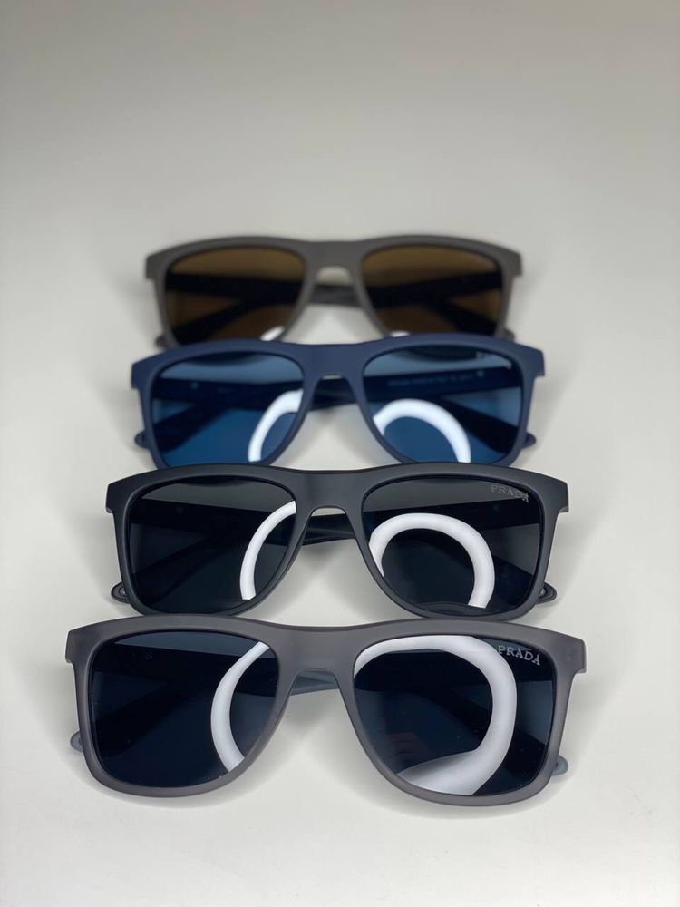 Сонцезахисні окуляри PRADA Polarized чоловічі Прада очки поляризовані