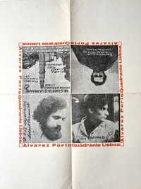 Cartaz Publicação exposição colectiva Galeria Quadrante / Alvarez 1971