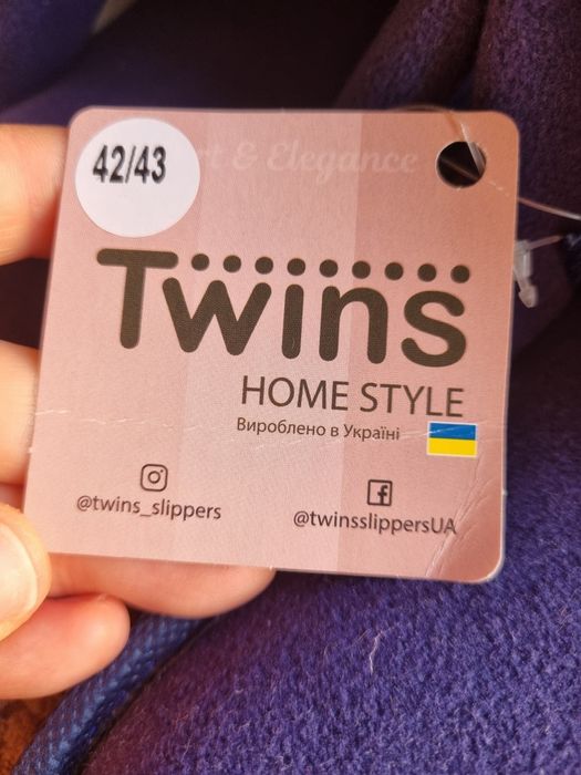 Тапочки кімнатні капці чоловічі жіночі twins