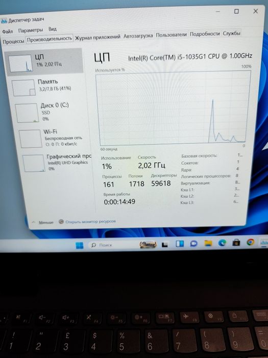 Ноутбук Lenovo Flex 5-14IIL05 сенсорний дисплей