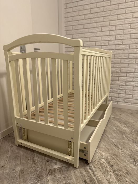 Дитяче ліжечко Veres ЛД6 з маятником та ящиком