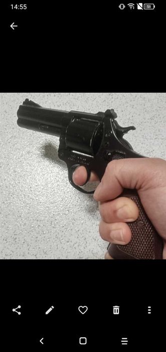 Pistola Fulminantes Retro Metal