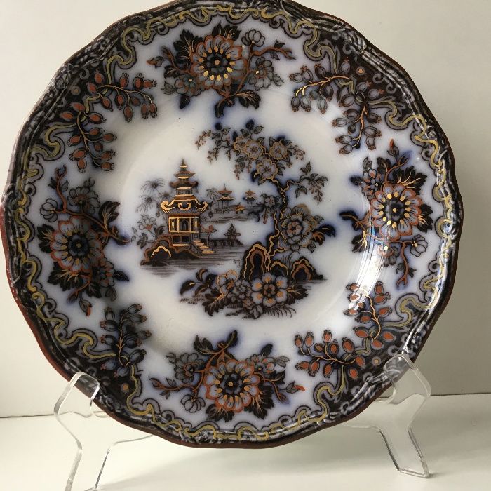 Prato "Victorian Asian ironstone , fim Sec. XIX