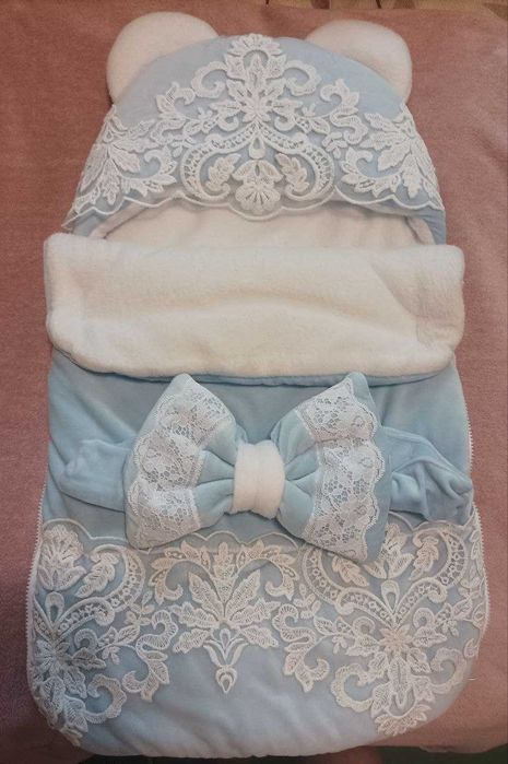 Зимовий конверт на виписку 2в1 TM Eliz чехол в коляску, дитяч.спальник