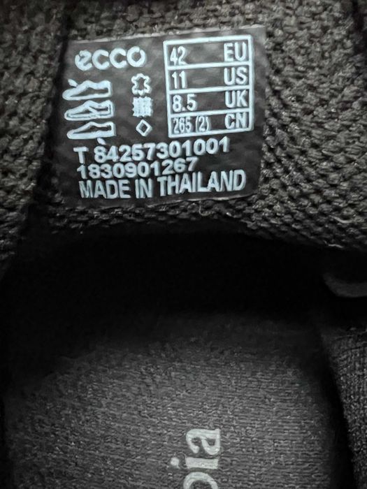 Шкіряні термо черевики Ecco gore-tex 42 розміру