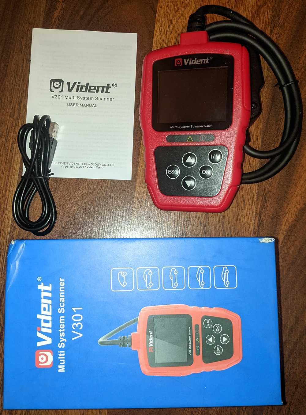OBD-II CAN сканер Vident V301 XTOOL V401 до авто концерну VAG VW Skoda