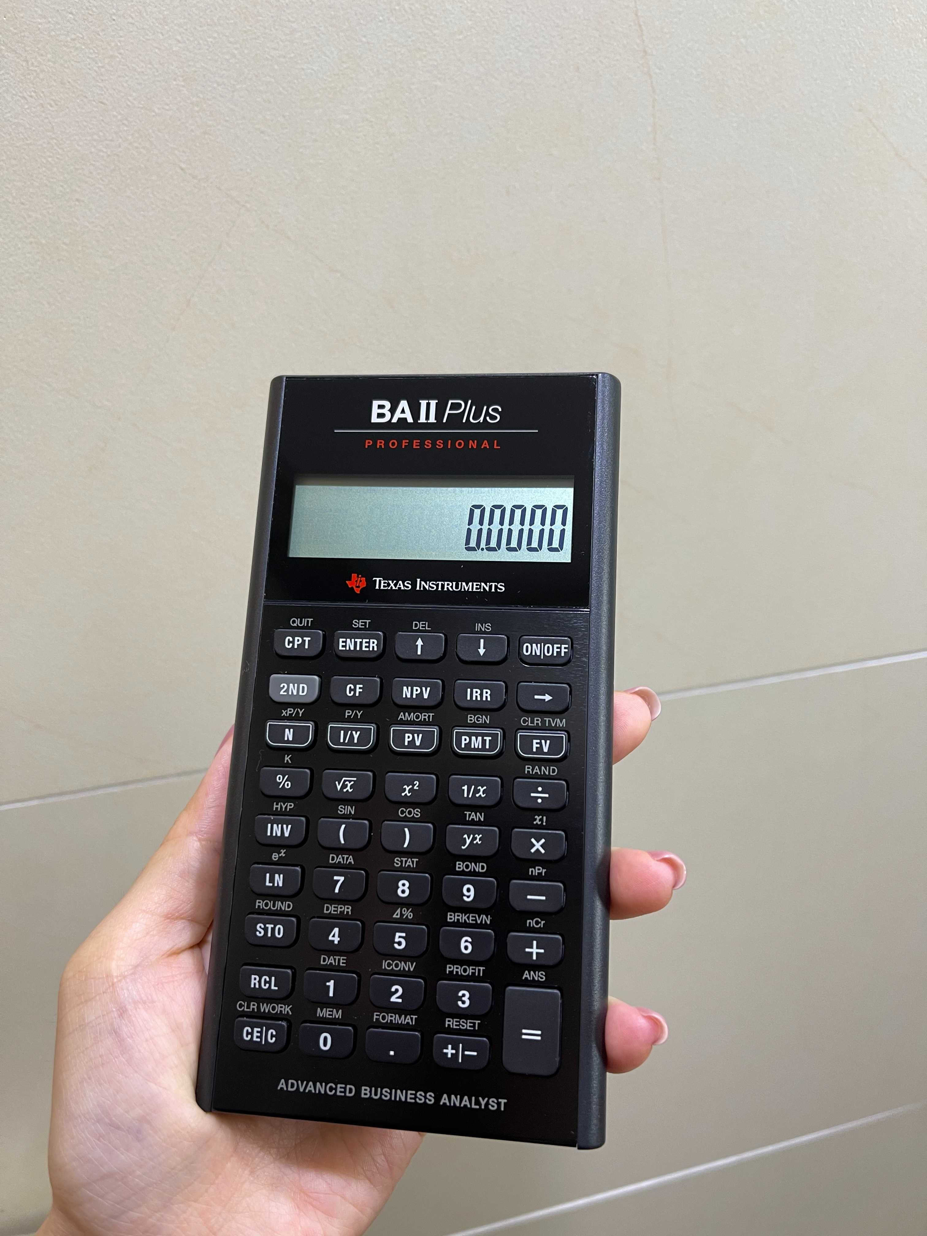 Калькулятор BA II Plus Professional Pro для екзаменів  CFA, GARP, CMA