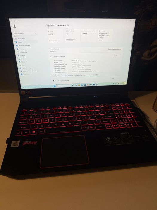 Acer Nitro AN515-55 | Intel core i5-10300H | RTX 3050 4GB | 32GB RAM