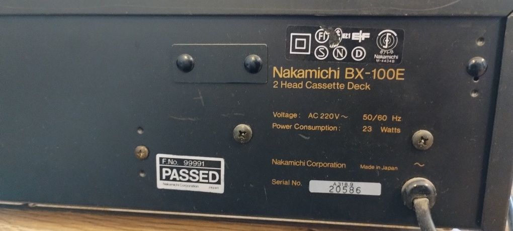 Nakamichi bx100e
