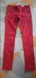 Czerwone jeansy, rozmiar S
