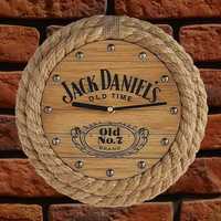 Prezent dla urodziny. Elegancki Zegar w stylu whisky Jack Daniel's