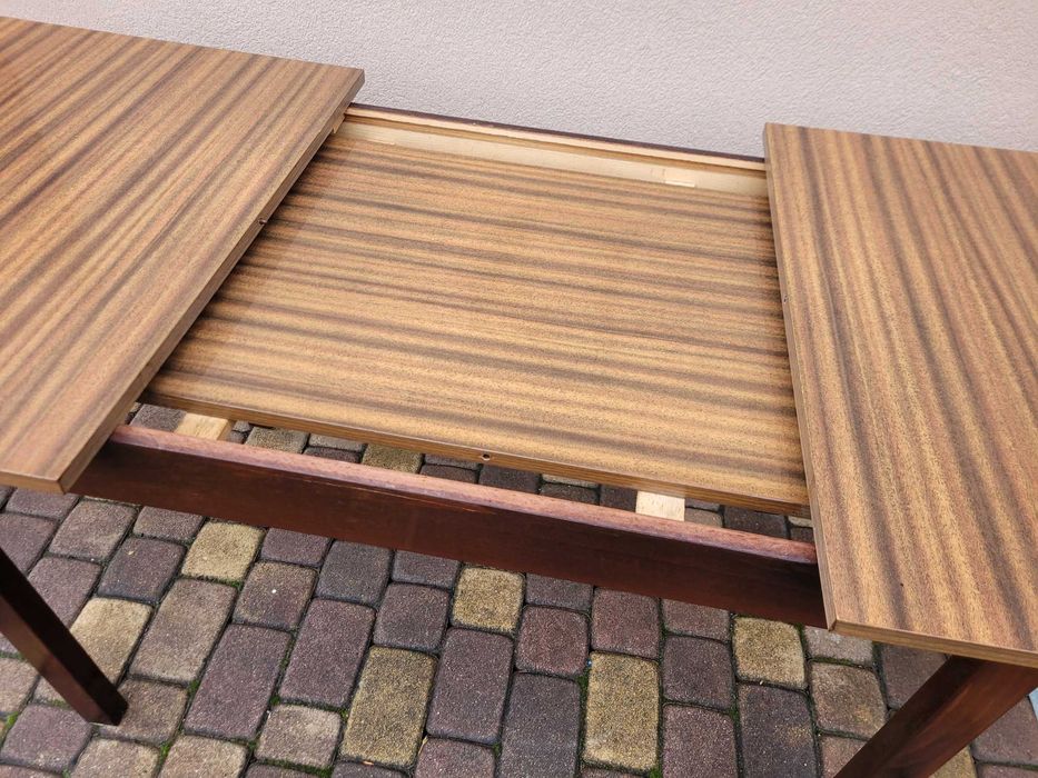 Stół Rozkładany + 4 Krzesła Lata 60/70 Design Modern Komplet