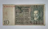 banknot 10 marek , państwo Niemcy , 1929
