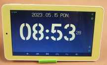 Duży czytelny ZEGAR Budzik 7 cali 7” Tablet KIANO KidPad mini