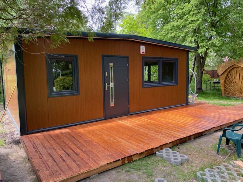 Domek letniskowy/całoroczny całoroczny 7x5 (35m2) - wyposażony