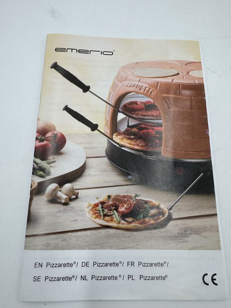 Emerio Piec do pizzy Pizzarette Funkcja wstępnego pieczenia 8 os.