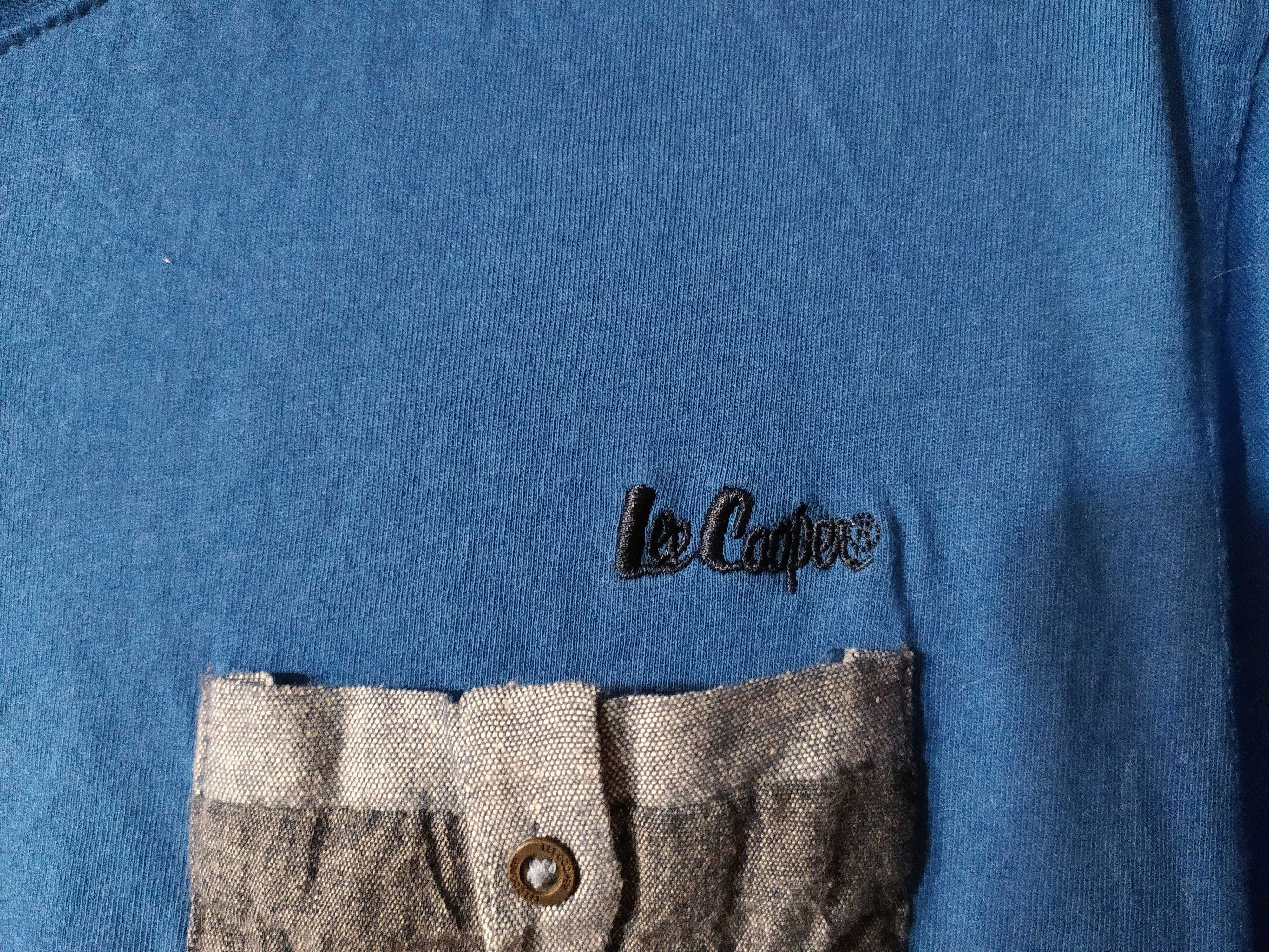 Lee Cooper L męski t-shirt niebieski
