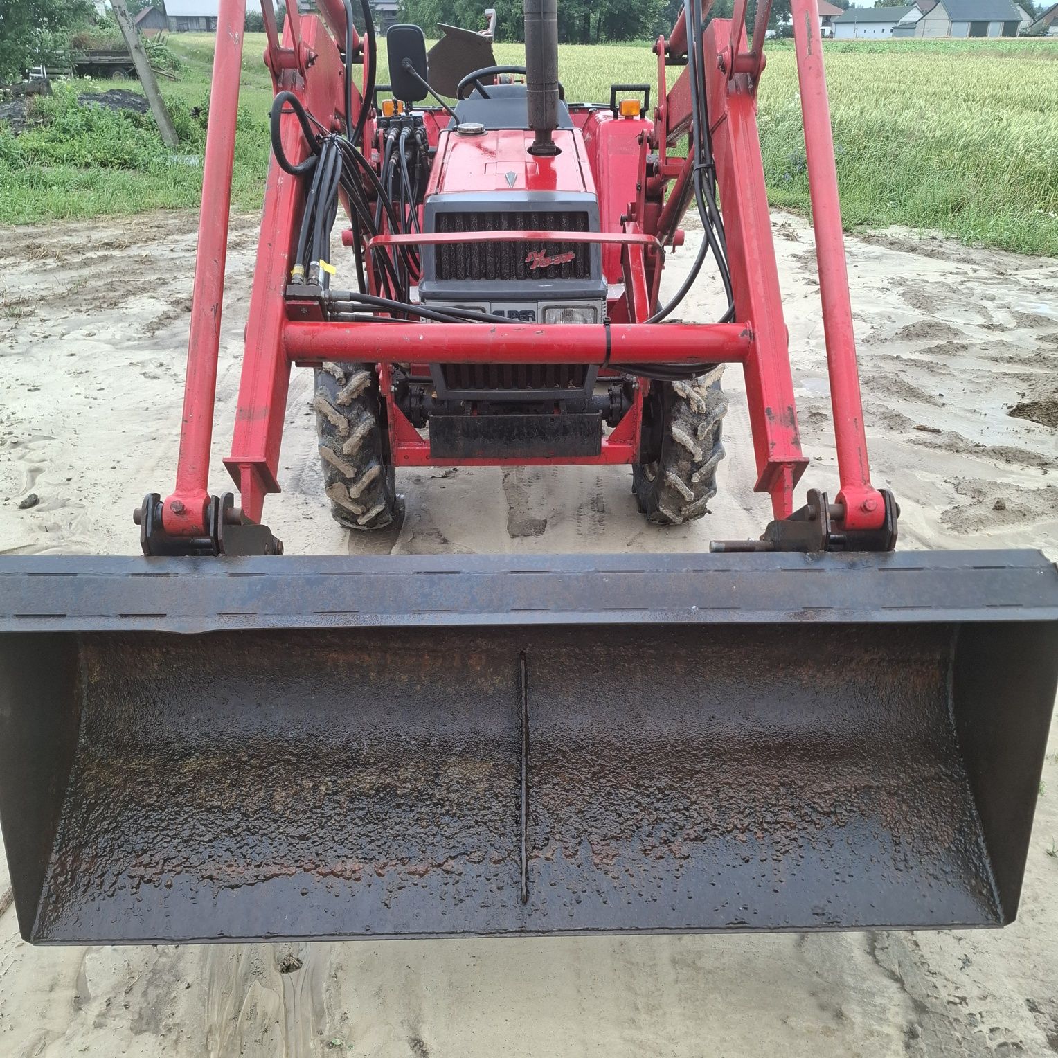 Mini traktor  japoński Yanmar FX 22 ładowacz plus plug