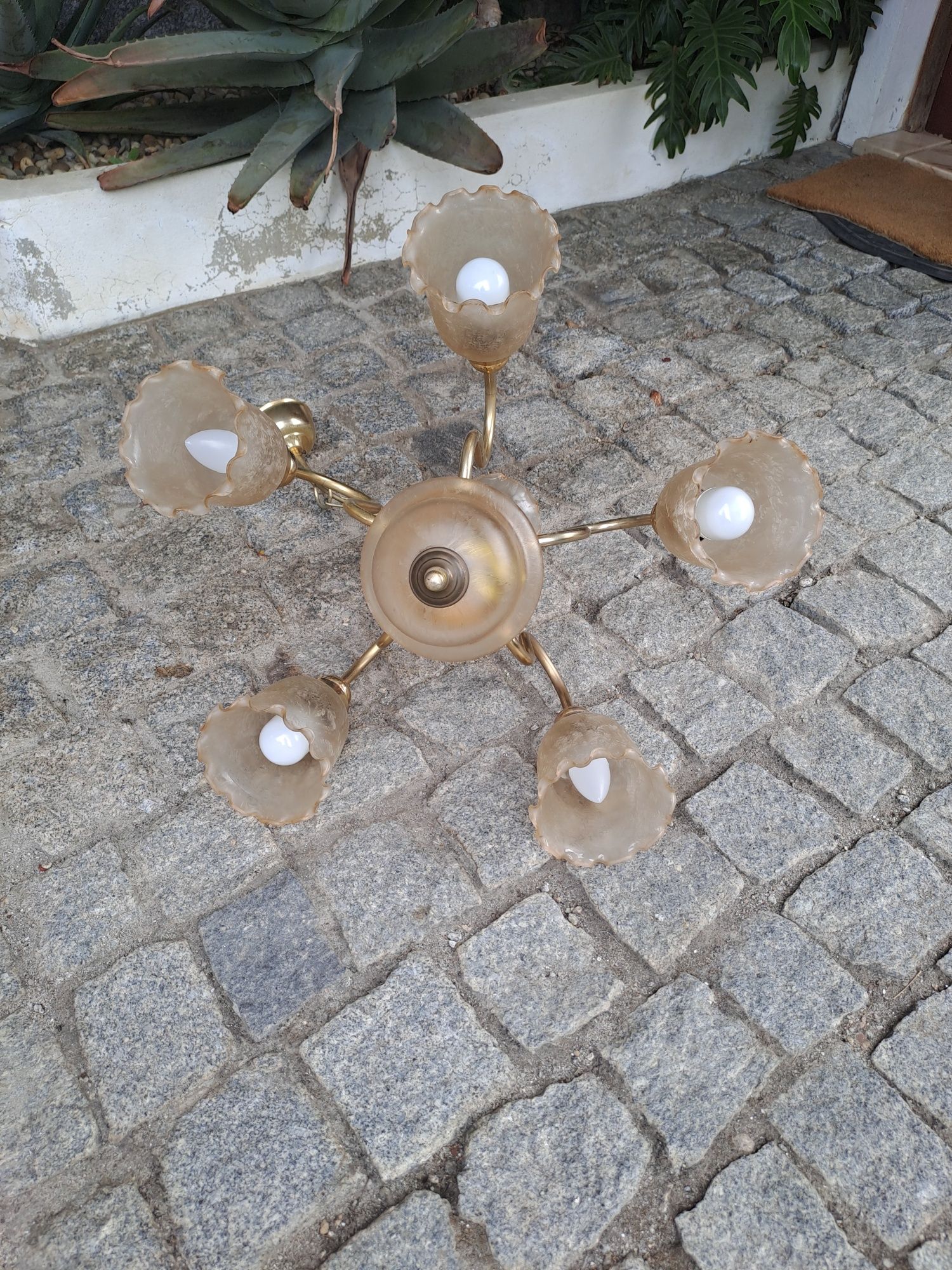 Vendo candeeiro de tecto - estilo vintage