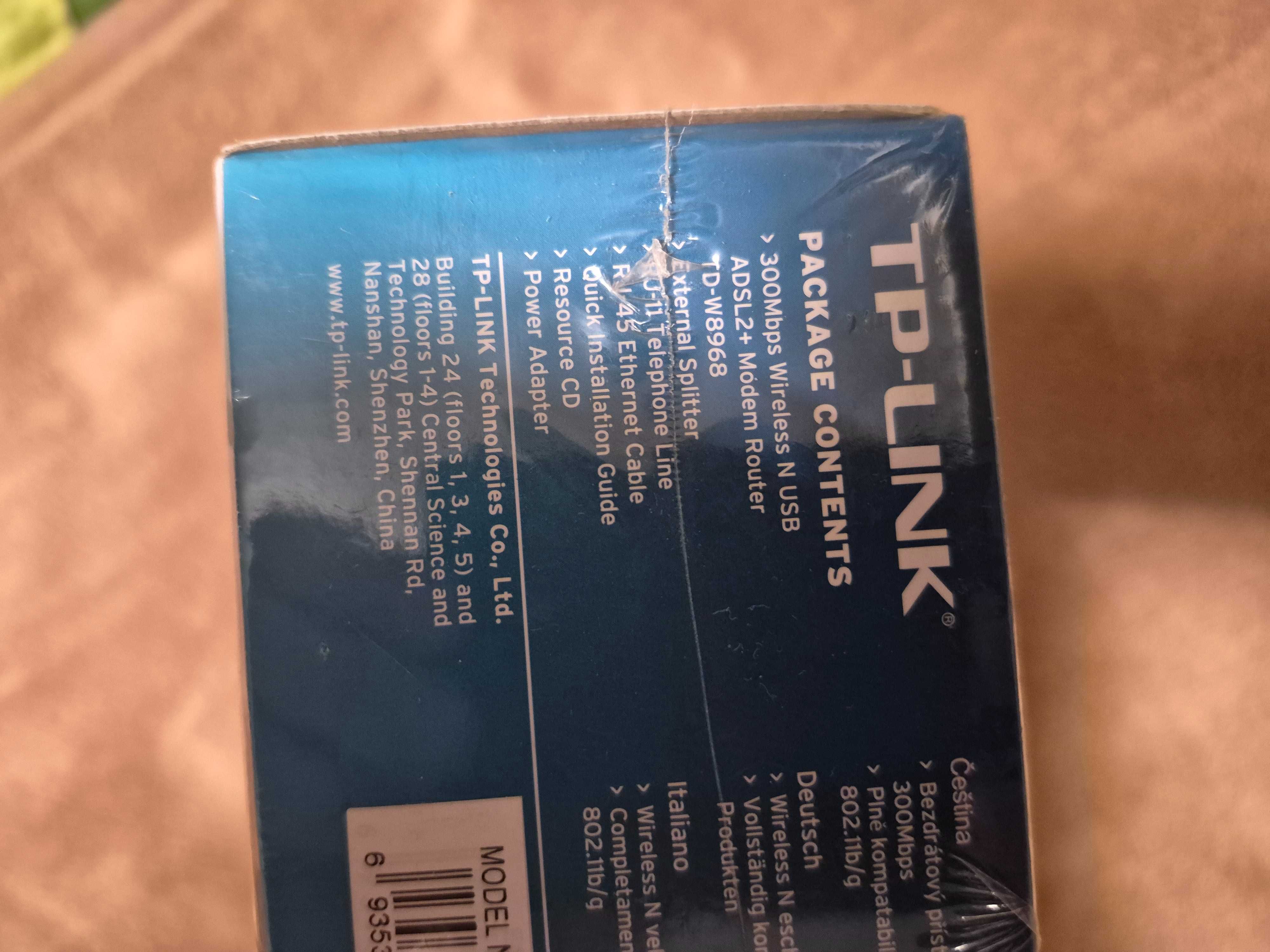 TPLink TD-W8968 router nowy zafoliowany