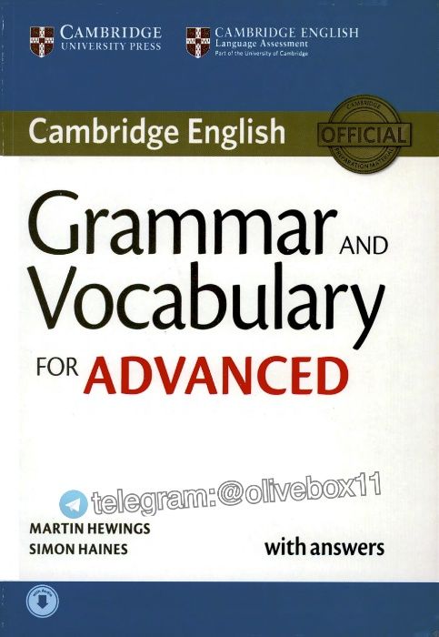 Cambridge Grammar and Vocabulary for Advanced CAE 2015 with Key +Audio