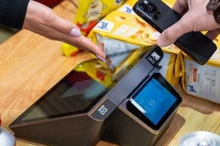 POS терминал для магазина кафе Sunmi D3 Ezpos M2 ПРРО друк 58мм NFC QR
