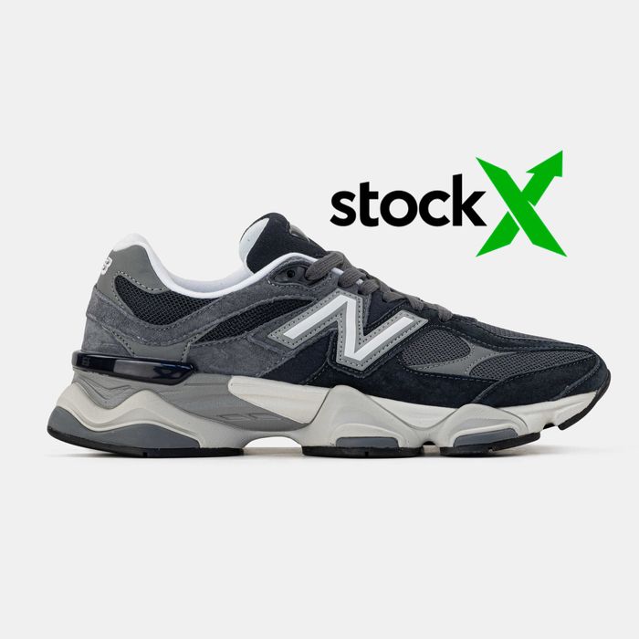 Мужские кроссовки New Balance 9060 Black Blue Grey White. 41-45