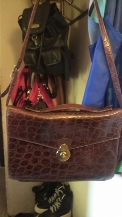 Сумка портфель Италиянатур кожа под крокодила