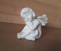 figurka aniołek śpiący amorek porcelana