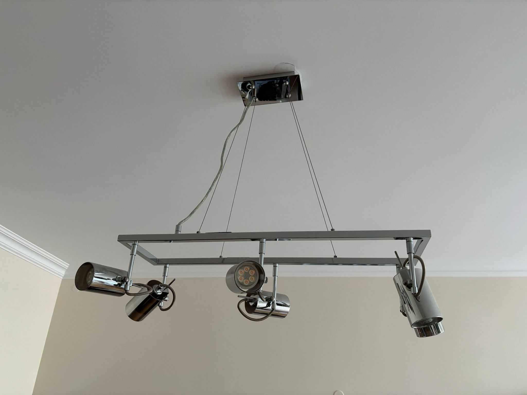 Candeeiro Suspenso AREA como novo 6 focos + 2 focos