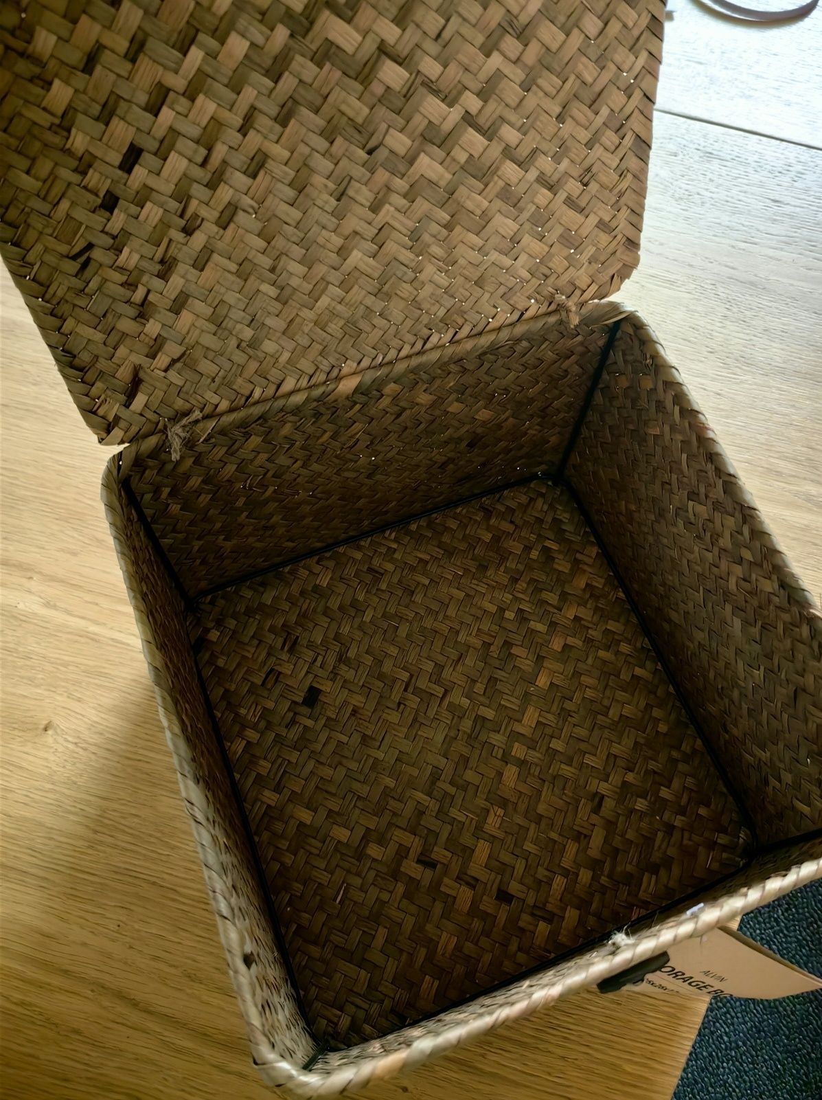 Pojemnik Alvin 26x26x17 trawa cytrynowa Jysk nowy