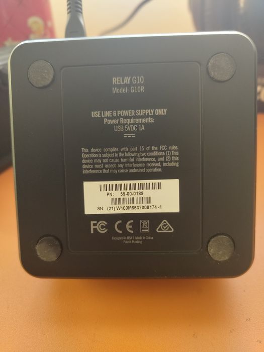 Transmissor Wireless para Guitarra Line 6 Relay G10 como novo