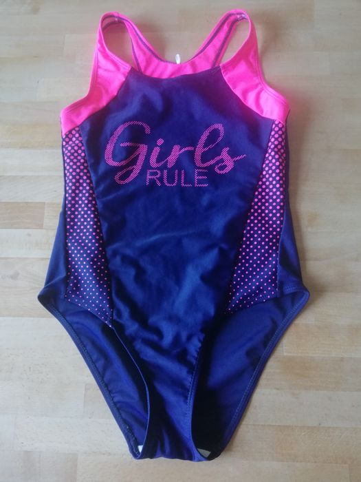 Strój kąpielowy rozmiar 164 i klapki rozmiar 33