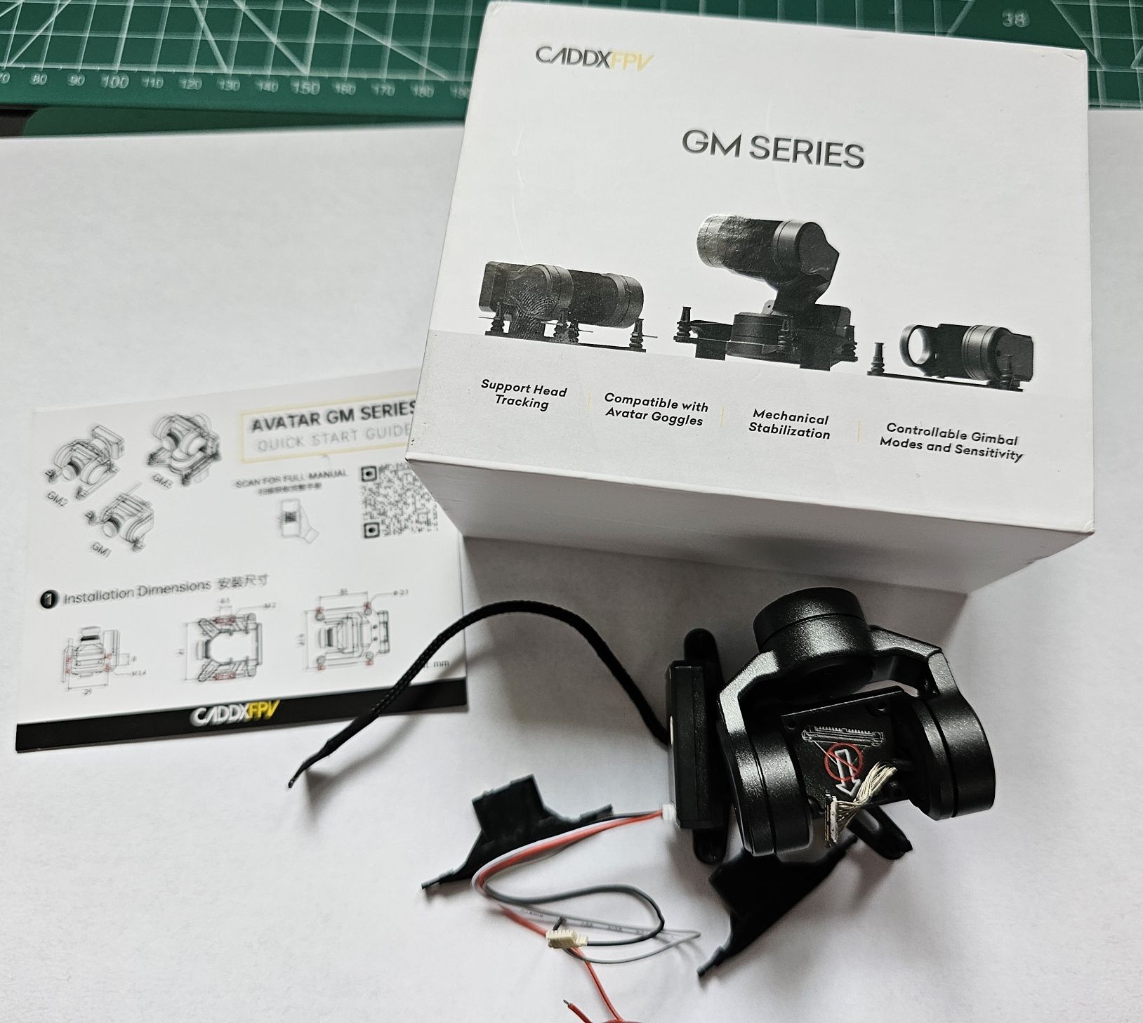 FPV Caddx gimbal GM3 używany sprawny.