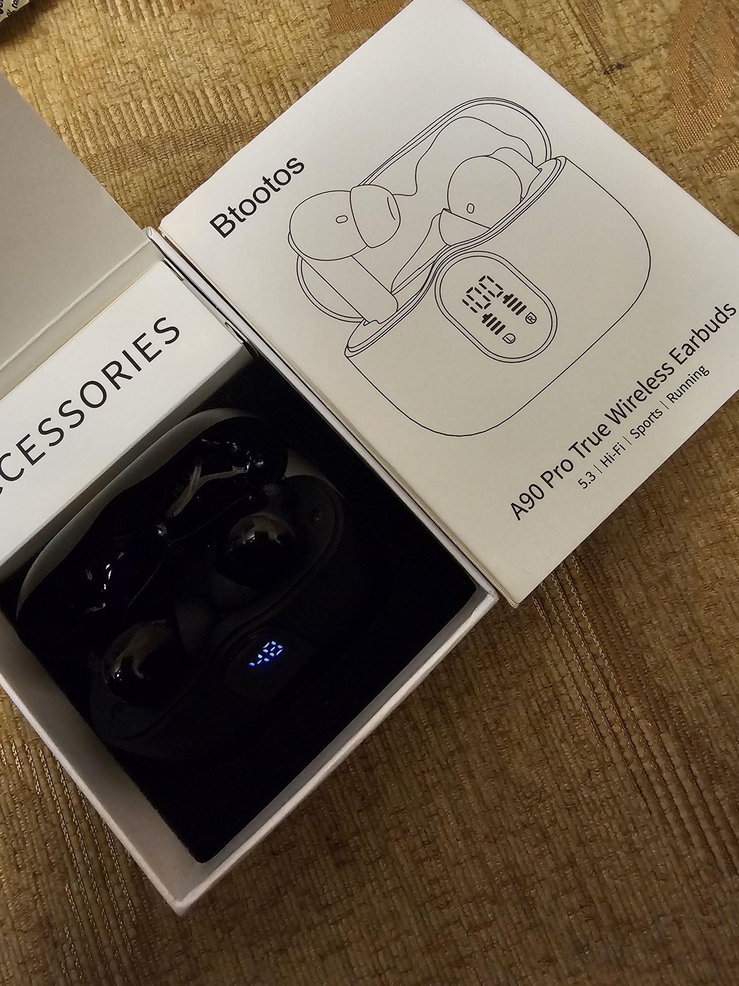 Słuchawki douszne bezprzewodowe Botootos a90 pro True wireless earbuds