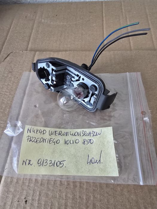 Wkład wkładka kierunkowskazu przedniego volvo 850 95 rok