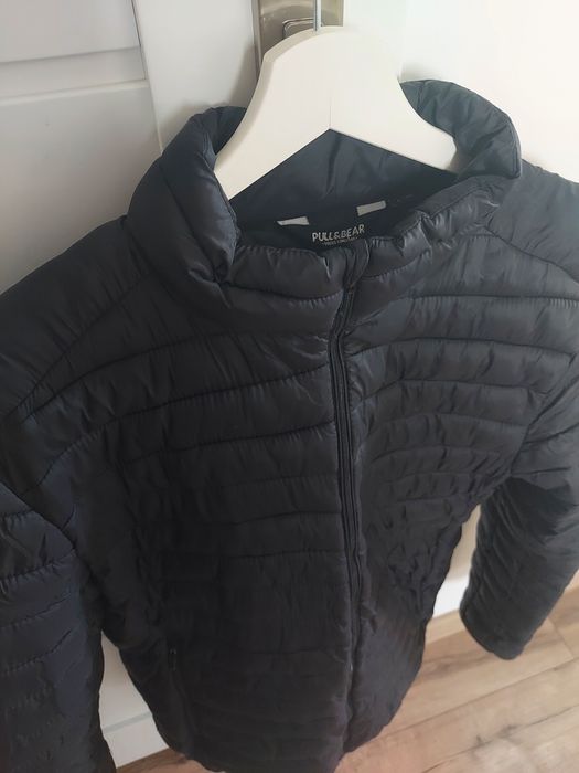 Męska kurtka Pull&Bear pikowana przejściowa wysokiej jakości sportowa