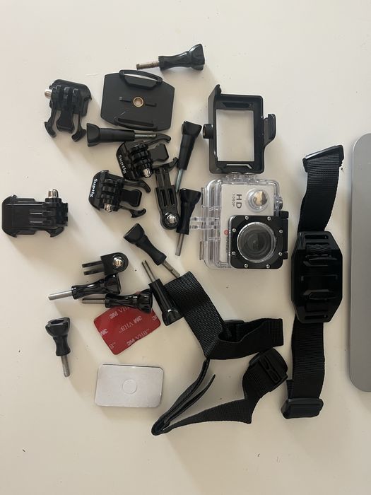 Camara HD com accesorios