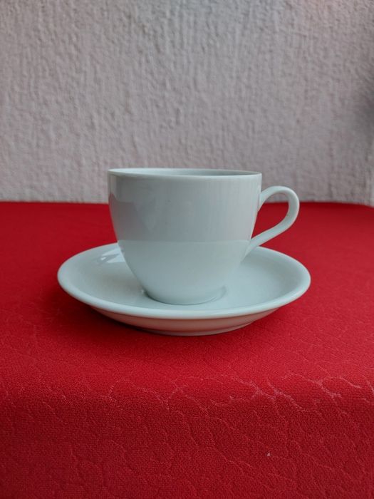 Nowa filiżanka z podstawkiem porcelana- 200 ml InPost